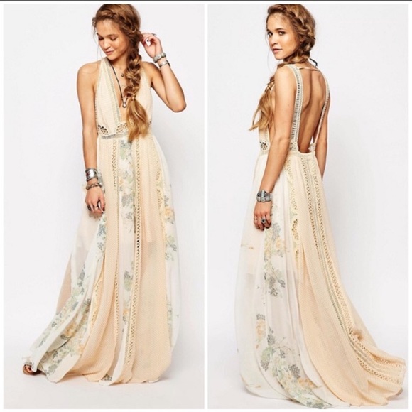 Free People Dresses & Skirts - Free People Queen Of The Sun Floral Crochet Dress